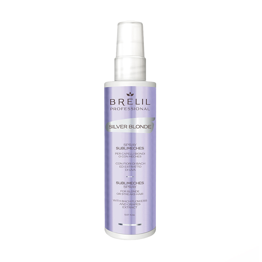 

Спрей для усунення жовтизни волосся Brelil Silver Blonde Sublimeches Spray, 150 мл