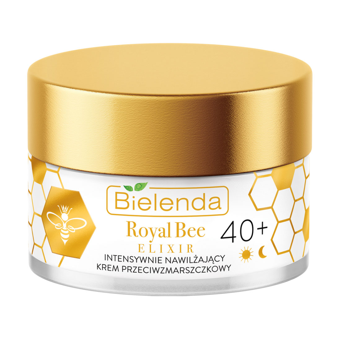 

Уцінка! Зволожувальний крем для обличчя Bielenda Royal Bee Elixir 40+ Anti-Wrinkle Moisturizing Cream проти зморшок, 50 мл