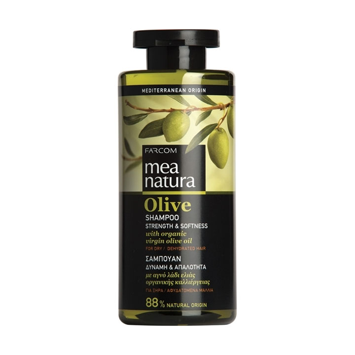 

Шампунь Mea Natura Olive Shampoo Strength & Softness для сухого волосся, з оливковою олією, 300 мл