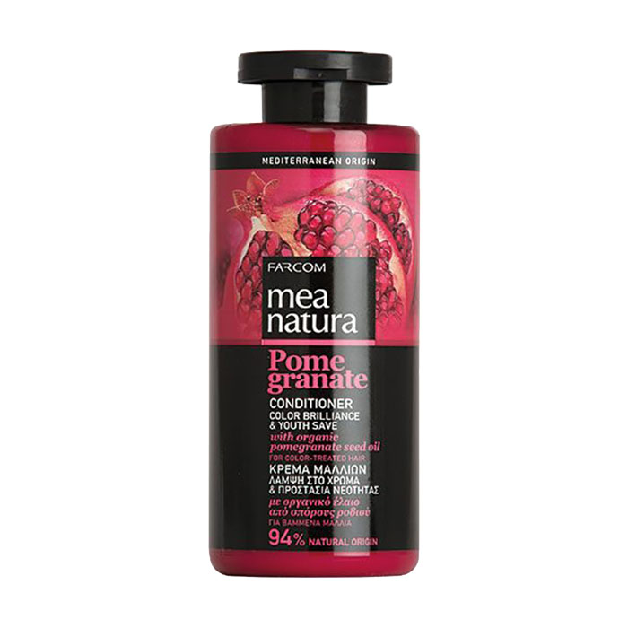 

Кондиціонер Mea Natura Pomegranate Conditioner Protection&Color Brilliance для фарбованого волосся, з органічною олією гранатових кісточок, 300 мл