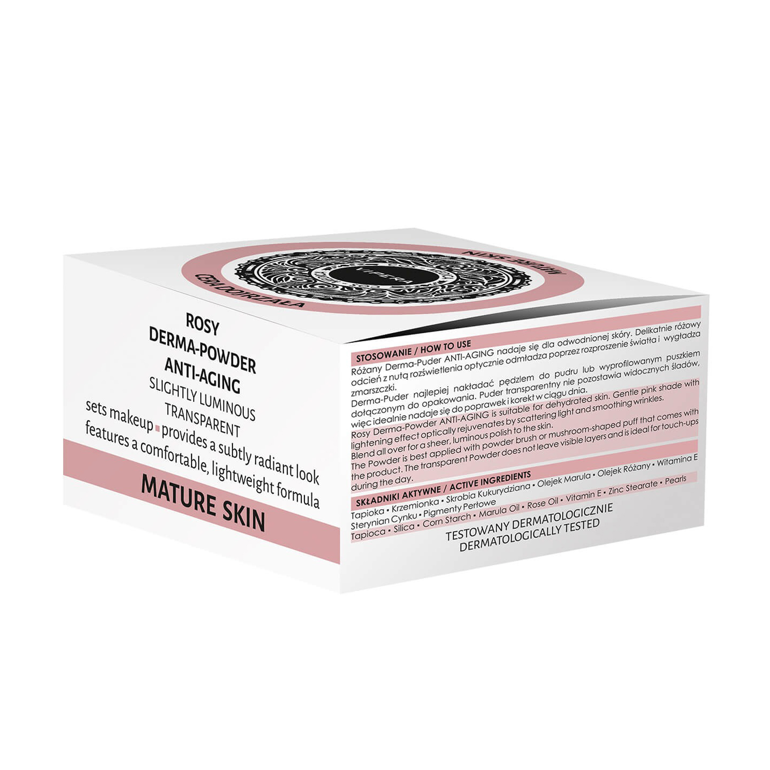 

Антивікова розсипчаста пудра для обличчя Vipera Cos-Medica Rose Derma Powder Anti-Aging Transperent, 11 г