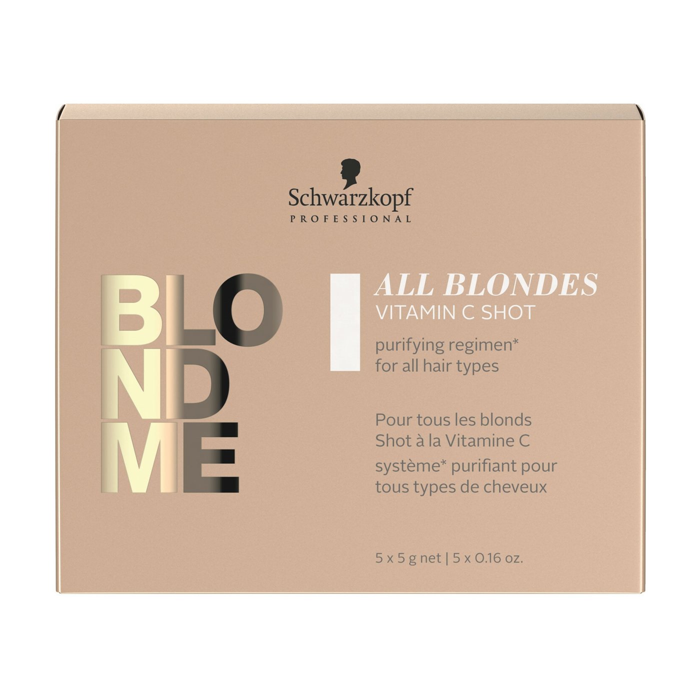 

Концентрат вітаміну С Schwarzkopf Professional Blondme All Blondes Vitamin C Shot, для всіх типів волосся, 5*5 г