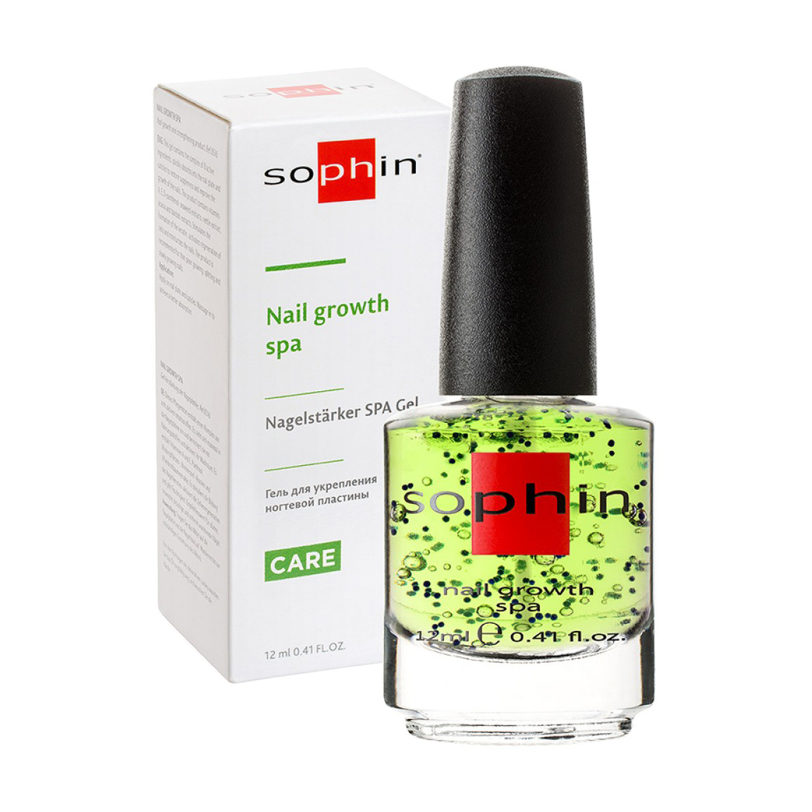 

Гель для зміцнення нігтьової пластини Sophin Nail Growth Spa Care, 12 мл