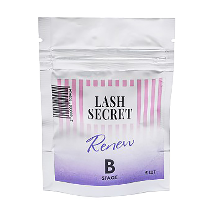 

Уцінка! Набір засобів для ламінування вій Lash Secret Renew B Stage, склад B, 5*0,8 г