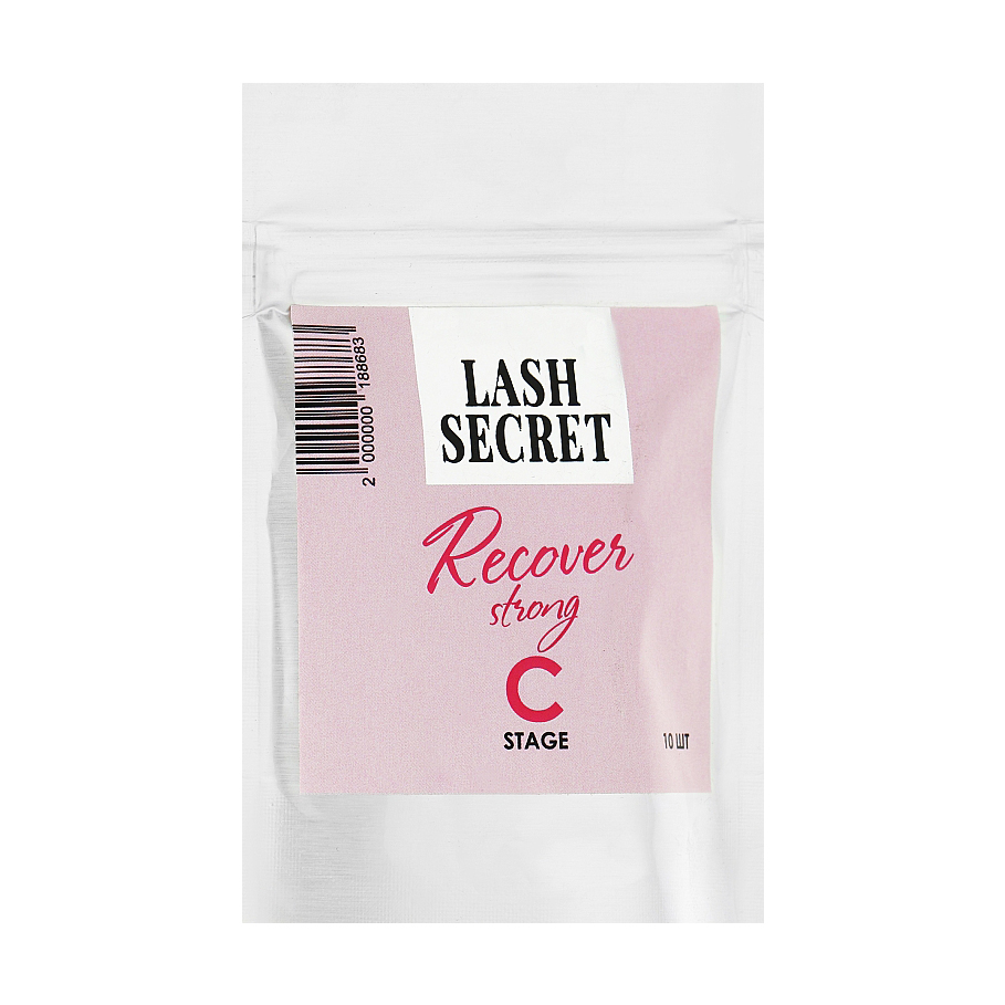 

Уцінка! Набір засобів для ламінування вій Lash Secret Recover Strong C Stage, склад C, 10*0,8 г