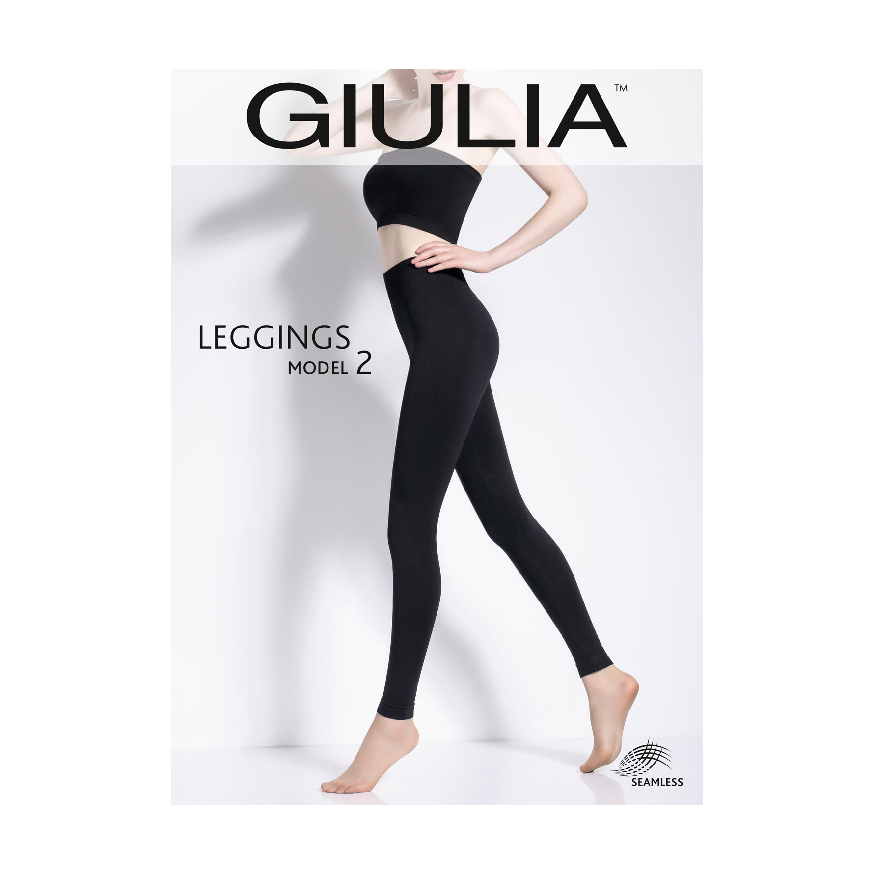 

Безшовні легінси жіночі Giulia Leggings (02) з широким поясом, Natural, розмір L/XL