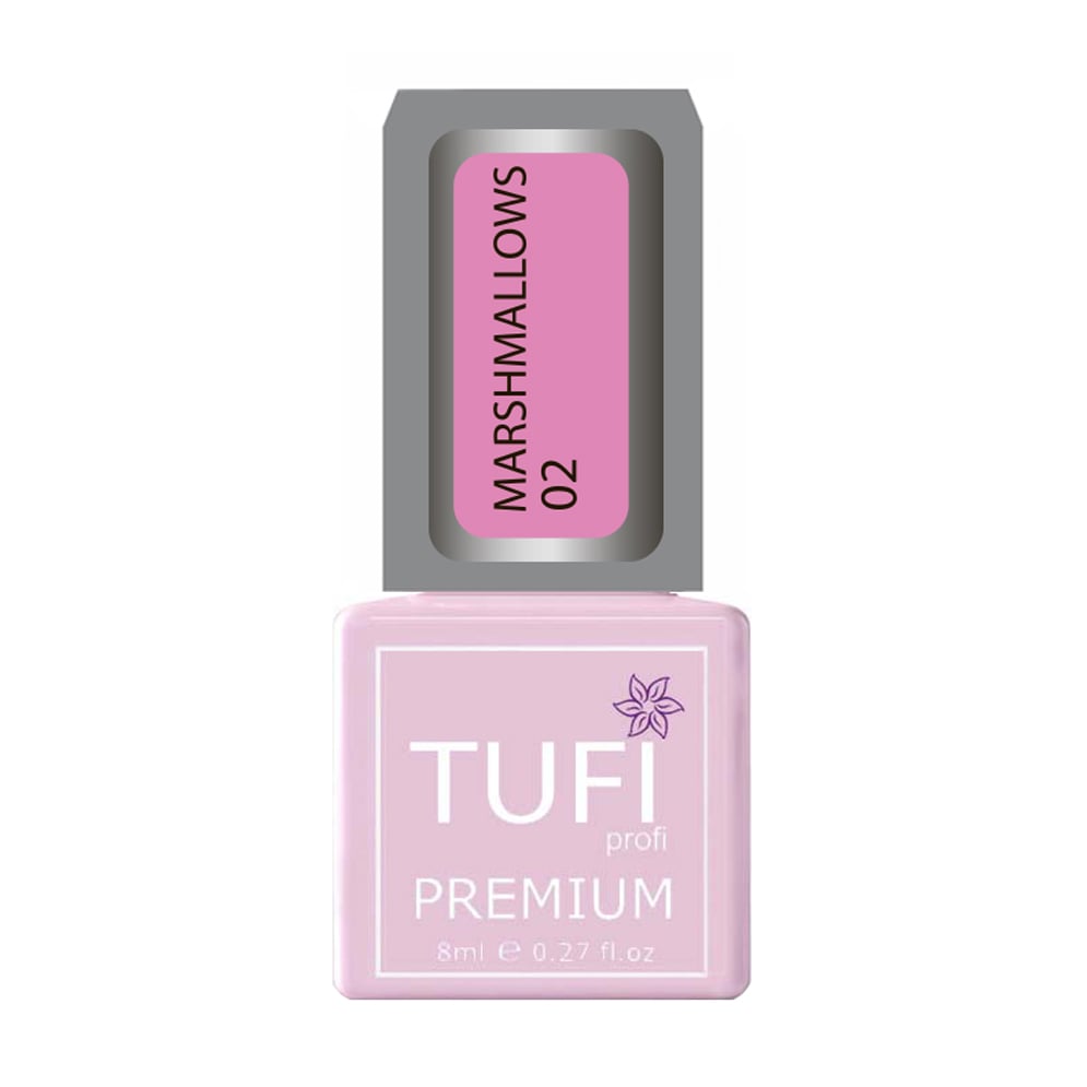 

Гель-лак для нігтів Tufi Profi Premium Marshmallows 02 Барбі, 8 мл