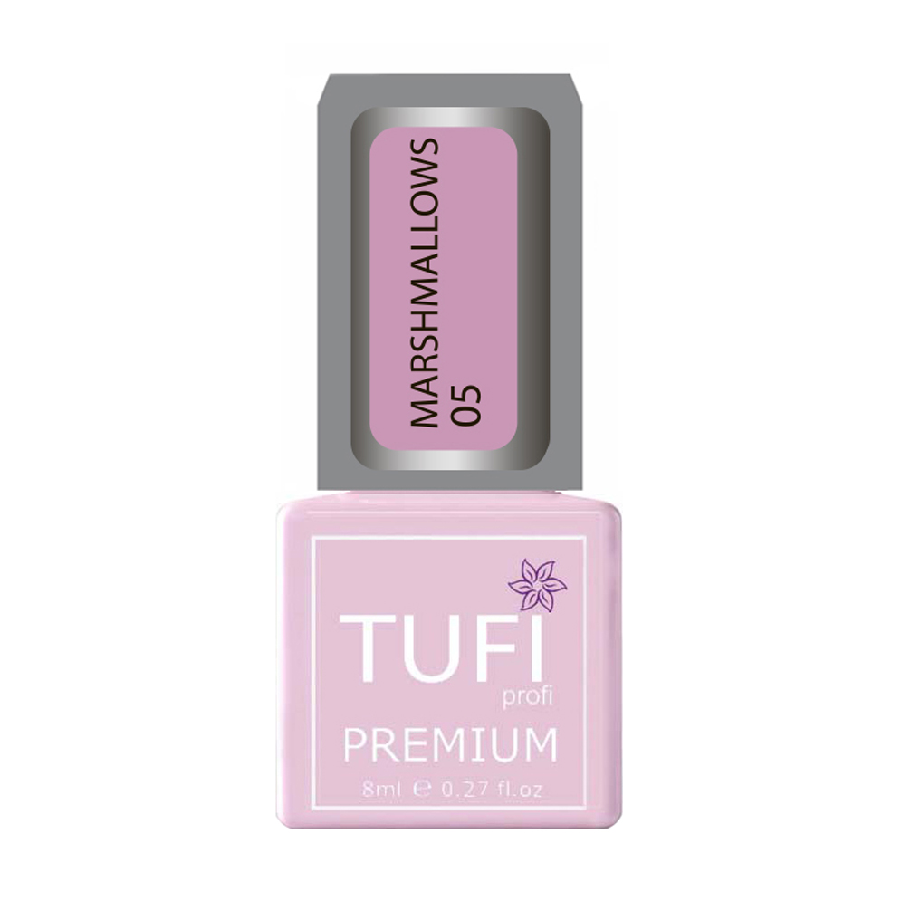 

Уцінка! Гель-лак для нігтів Tufi Profi Premium Marshmallows 05 Лососевий, 8 мл