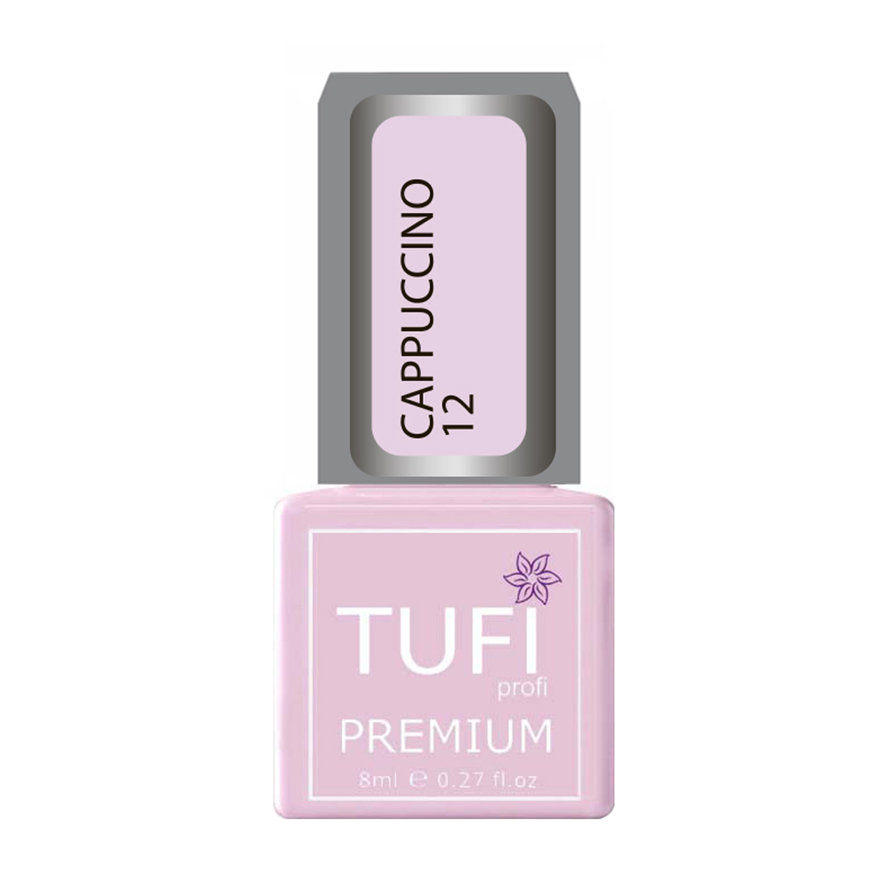 

Уцінка! Гель-лак для нігтів Tufi Profi Premium Cappuccino 12 Біле какао, 8 мл