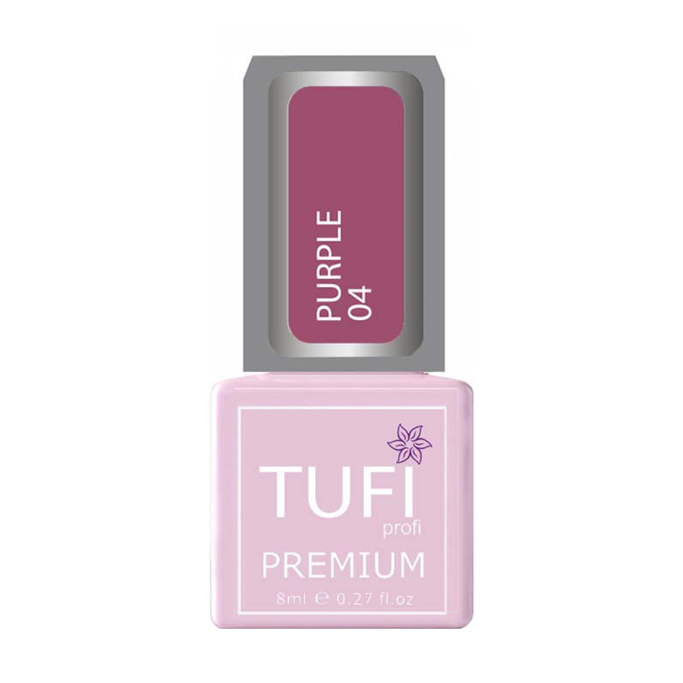 

Уцінка! Гель-лак для нігтів Tufi Profi Premium Purple 04 Кардинал, 8 мл