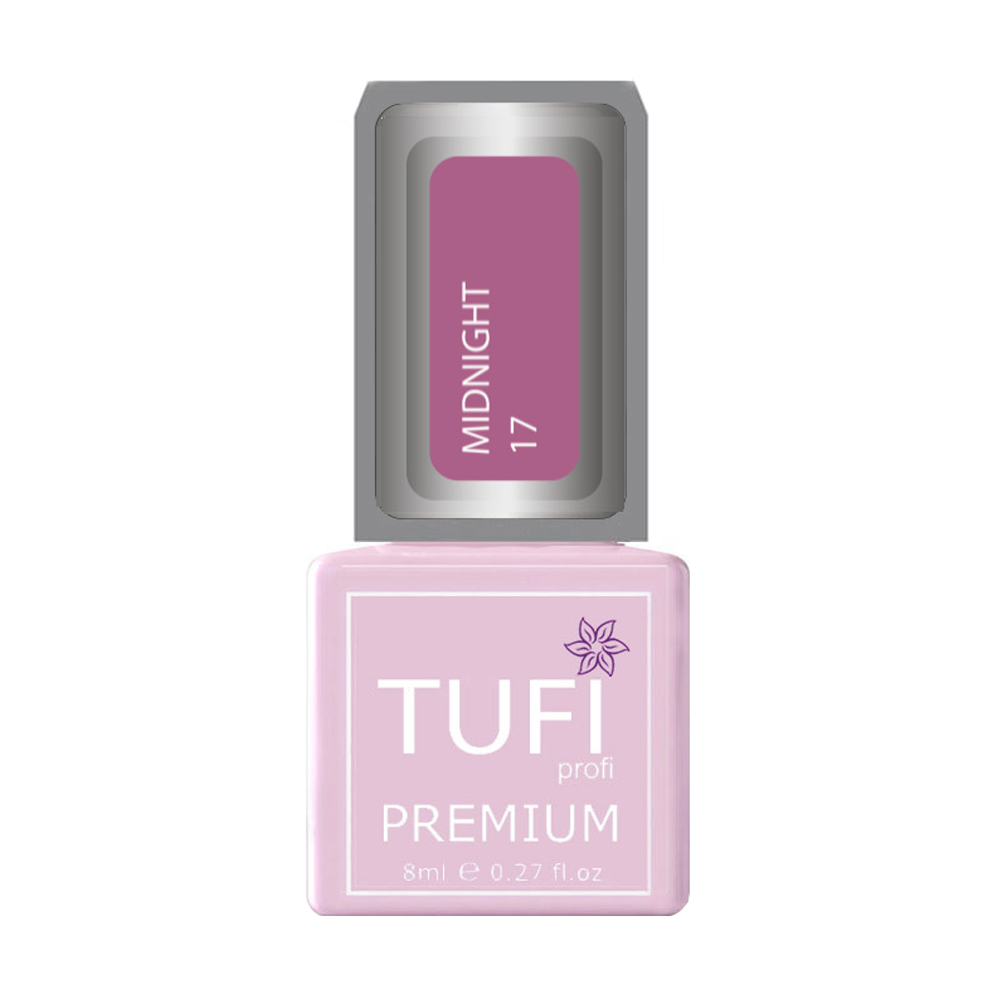 

Уцінка! Гель-лак для нігтів Tufi Profi Premium Midnight 17 Ностальгічна троянда, 8 мл
