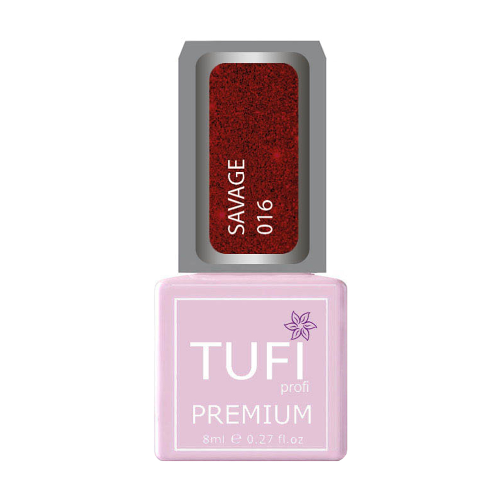 

Гель-лак для нігтів Tufi profi Premium Savage 016 Світловідбивний Сеул, 8 мл