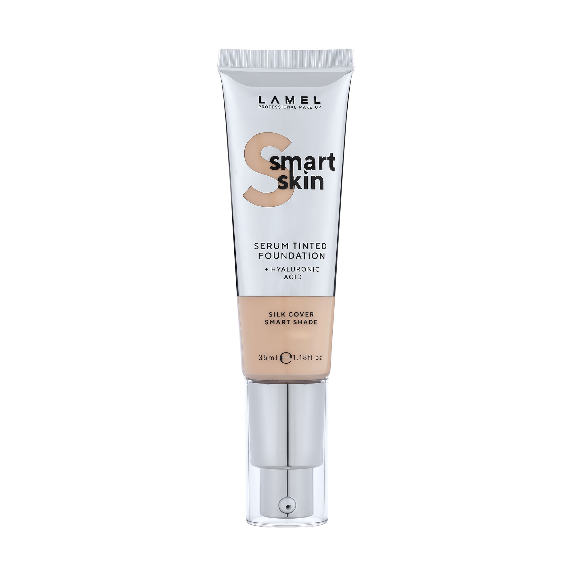 

Уцінка! Тональна основа-сироватка для обличчя LAMEL Make Up Smart Skin Serum Tinted Foundation 402, 35 мл