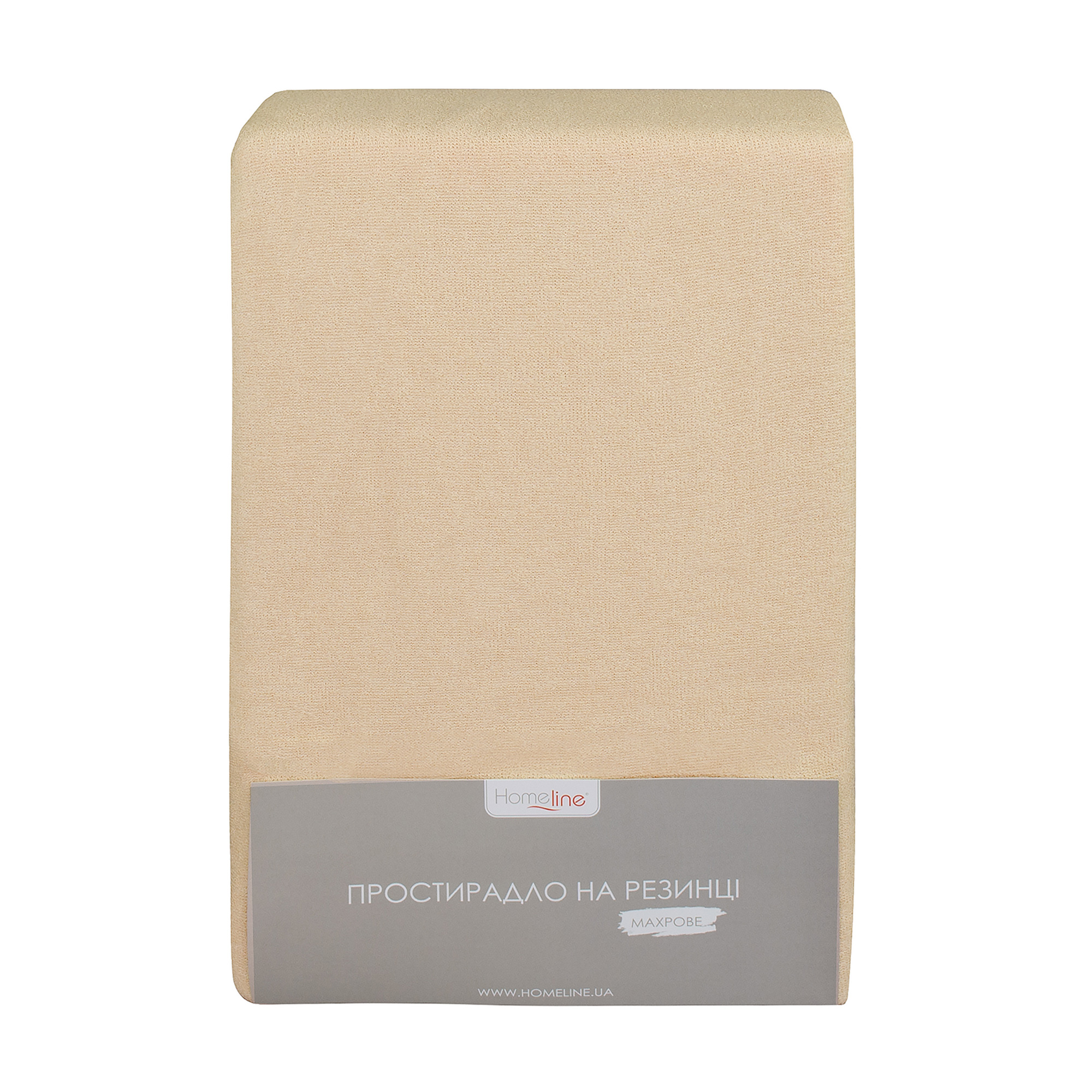 

Махрове простирадло на резинці Home Line бежеве, 160*200 см (155187)