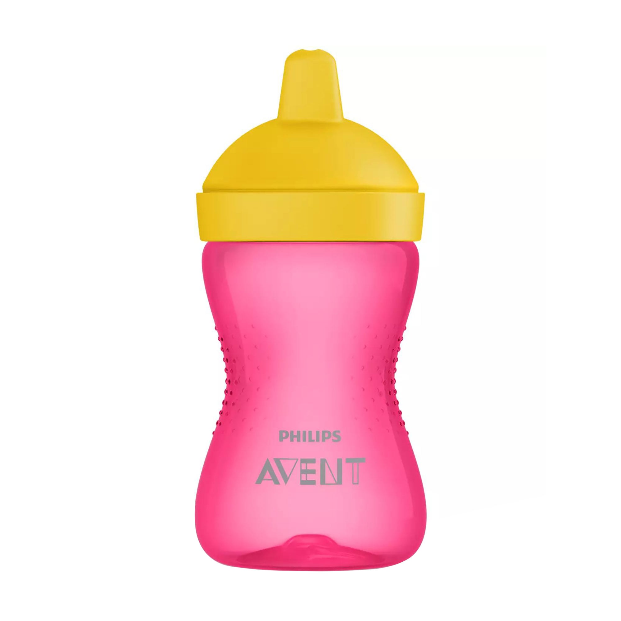 

Дитяча чашка-непроливайка з твердим носиком Avent від 18 місяців, рожева, 300 мл (SCF804/04)