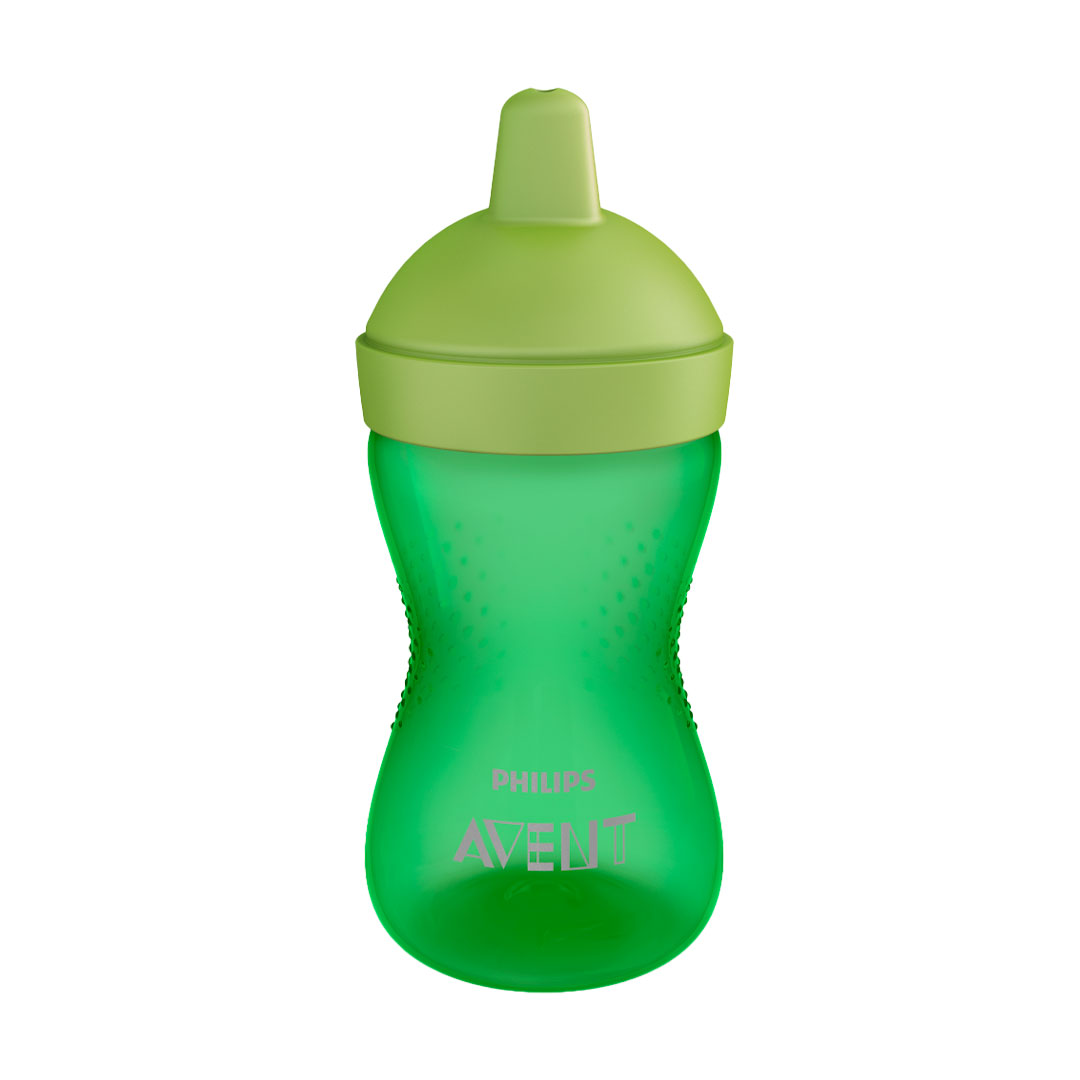 Дитяча чашка-непроливайка з твердим носиком PHILIPS AVENT від 1.5 року, зелена, 300 мл (SCF804/03)