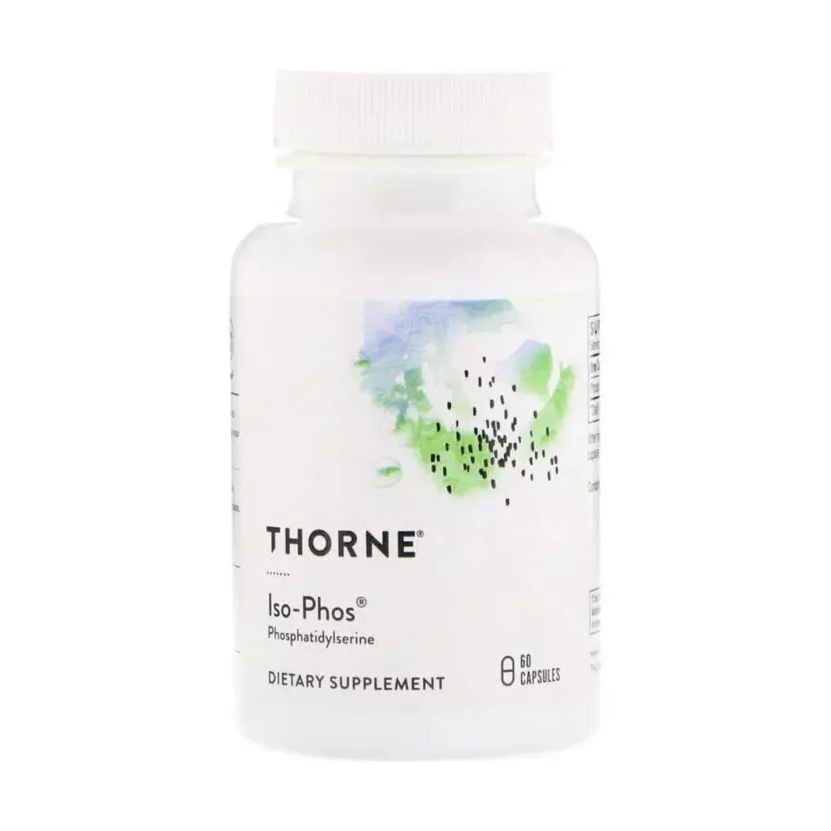 

Уцінка! Ізолят фосфатидилсерину Thorne Iso-Phos Phosphatidylserine, 60 капсул