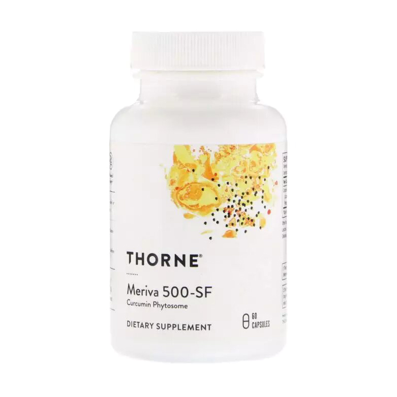 

Фітосома куркуміну Thorne Research Meriva 500-SF Curcumin Phytosome, 60 капсул