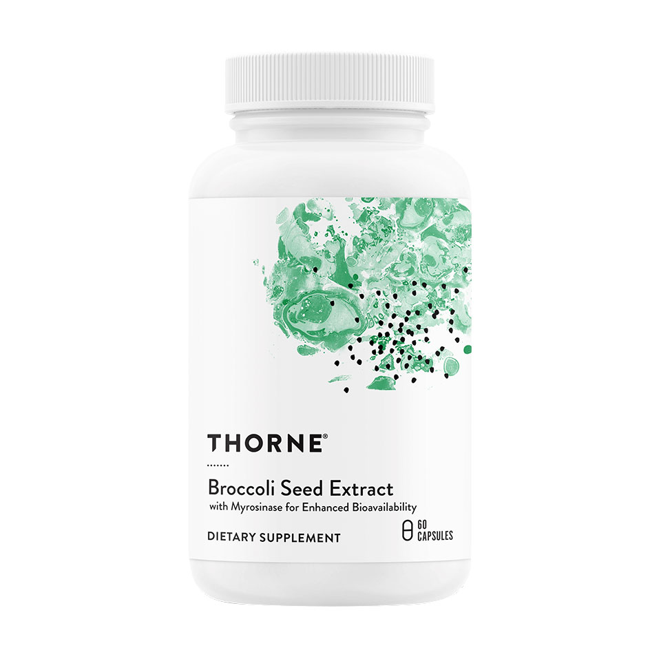 

Екстракт насіння брокколі Thorne Research Crucera-SGS, 60 капсул
