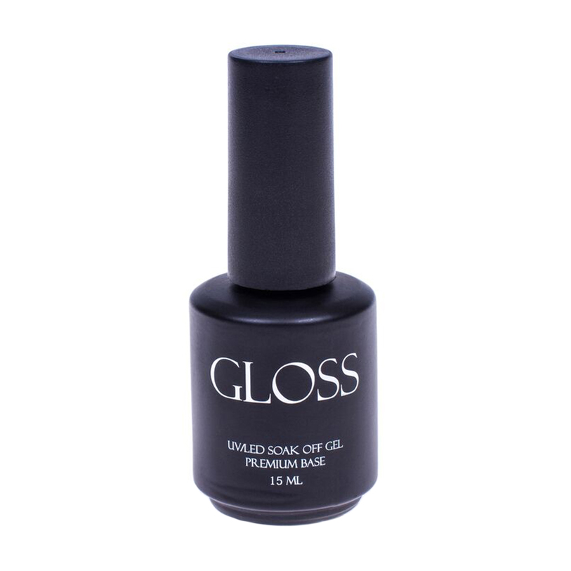 

Каучукова база для гель-лаку Gloss Premium Base UV/LED Soak Off, 15 мл
