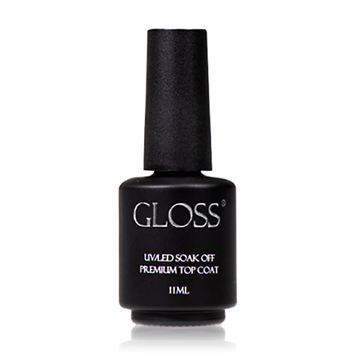 

Уцінка! Топ для гель-лаку Gloss Premium Top Coat UV/LED Soak Off з липким шаром, 11 мл