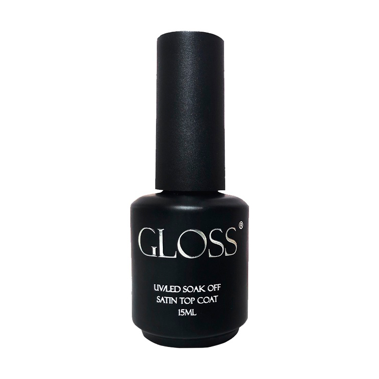 

Уцінка! Топ для гель-лаку Gloss Satin Top Coat UV/LED Soak Off, 15 мл