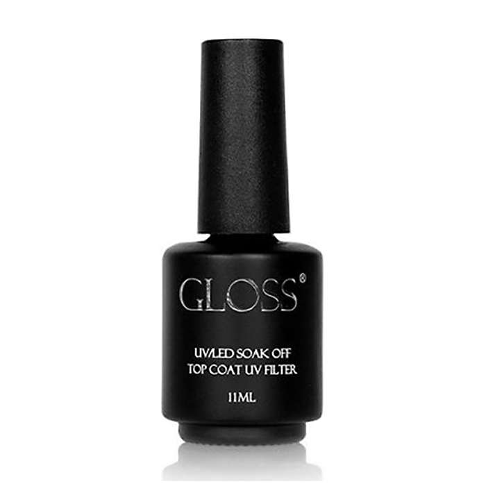 

Уцінка! Топ для гель-лаку Gloss Top Coat UV Filter UV/LED Soak Off з липким шаром, 11 мл