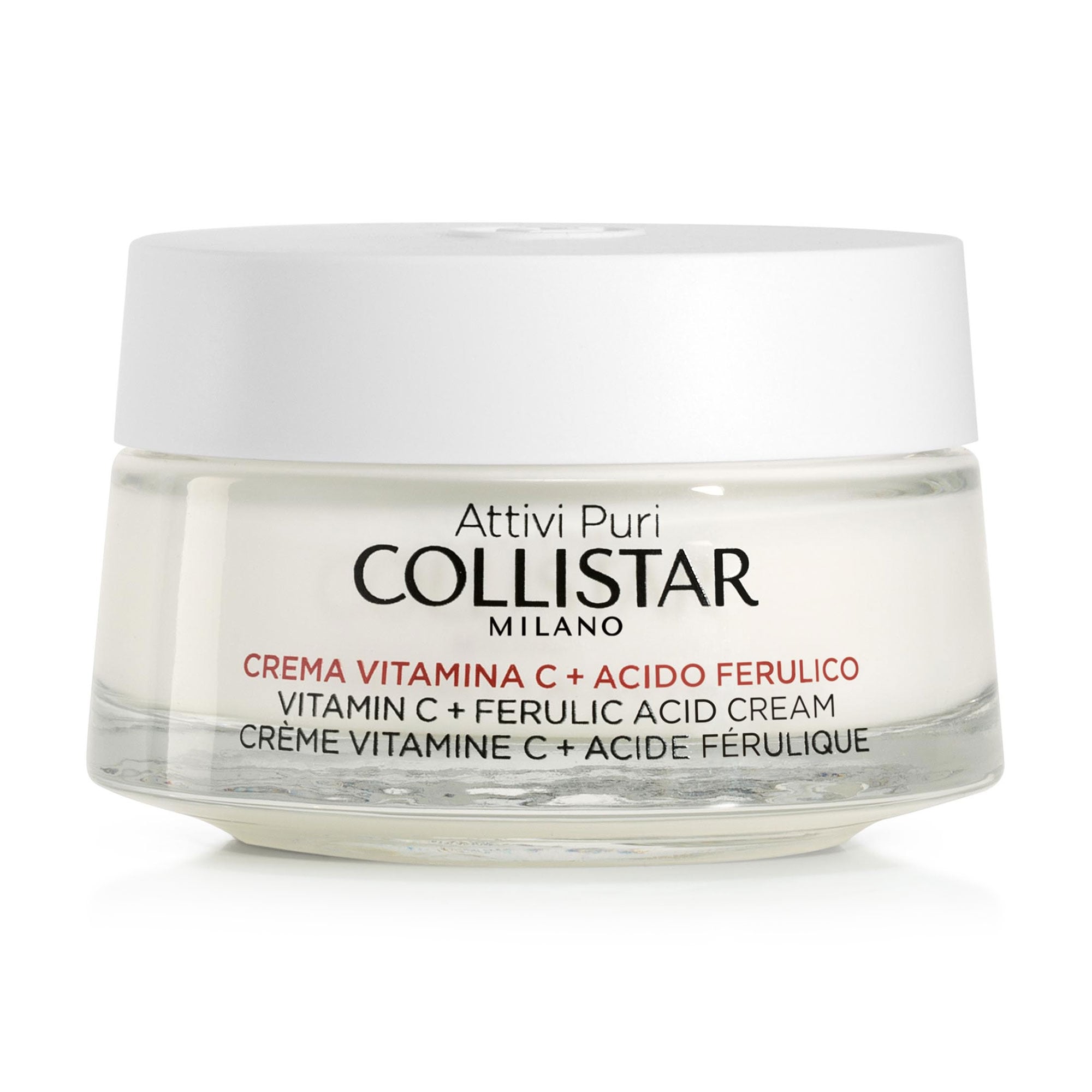 Крем для обличчя Collistar Attivi Puri Vitamin C + Ferulic Acid Cream з вітаміном С й феруловою кислотою, 50 мл