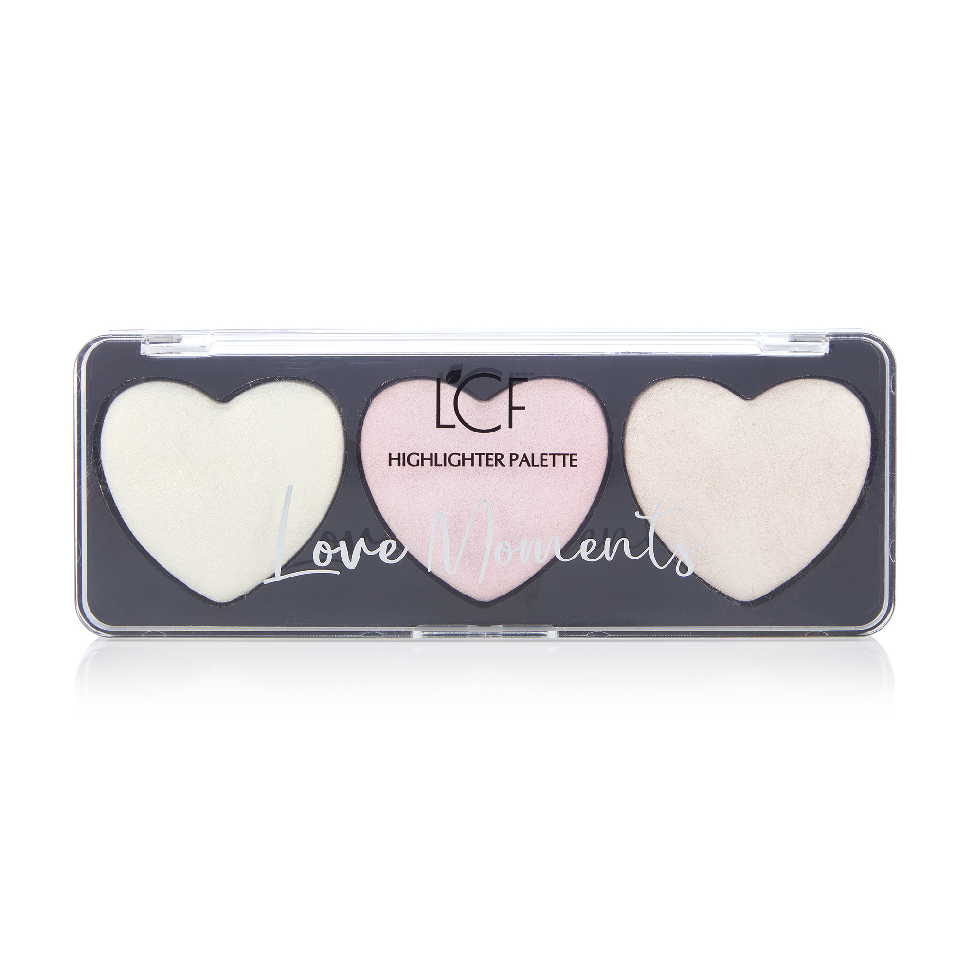 

Уцінка! Палетка хайлайтерів для обличчя LCF Love Moments Higlighter Palette, 20 г