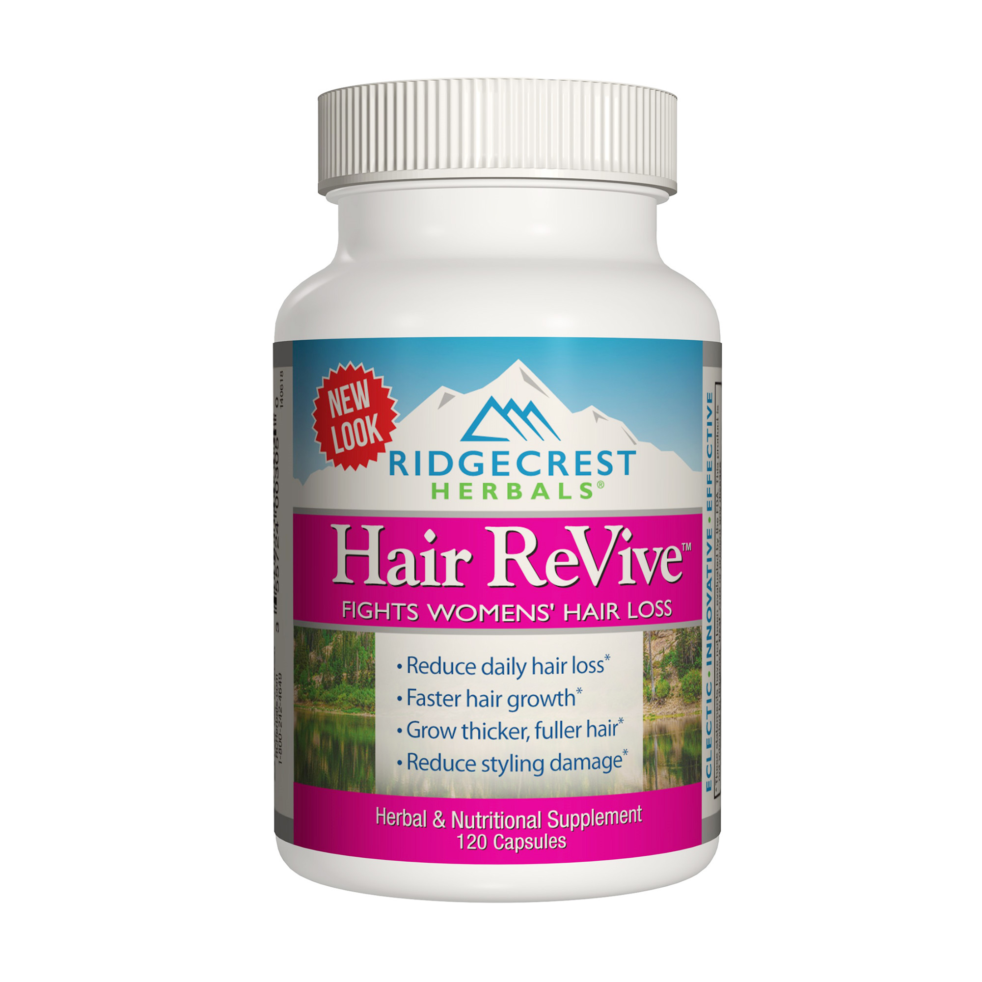

Комплекс для волосся Ridgecrest Herbals Hair ReVive, 120 капсул