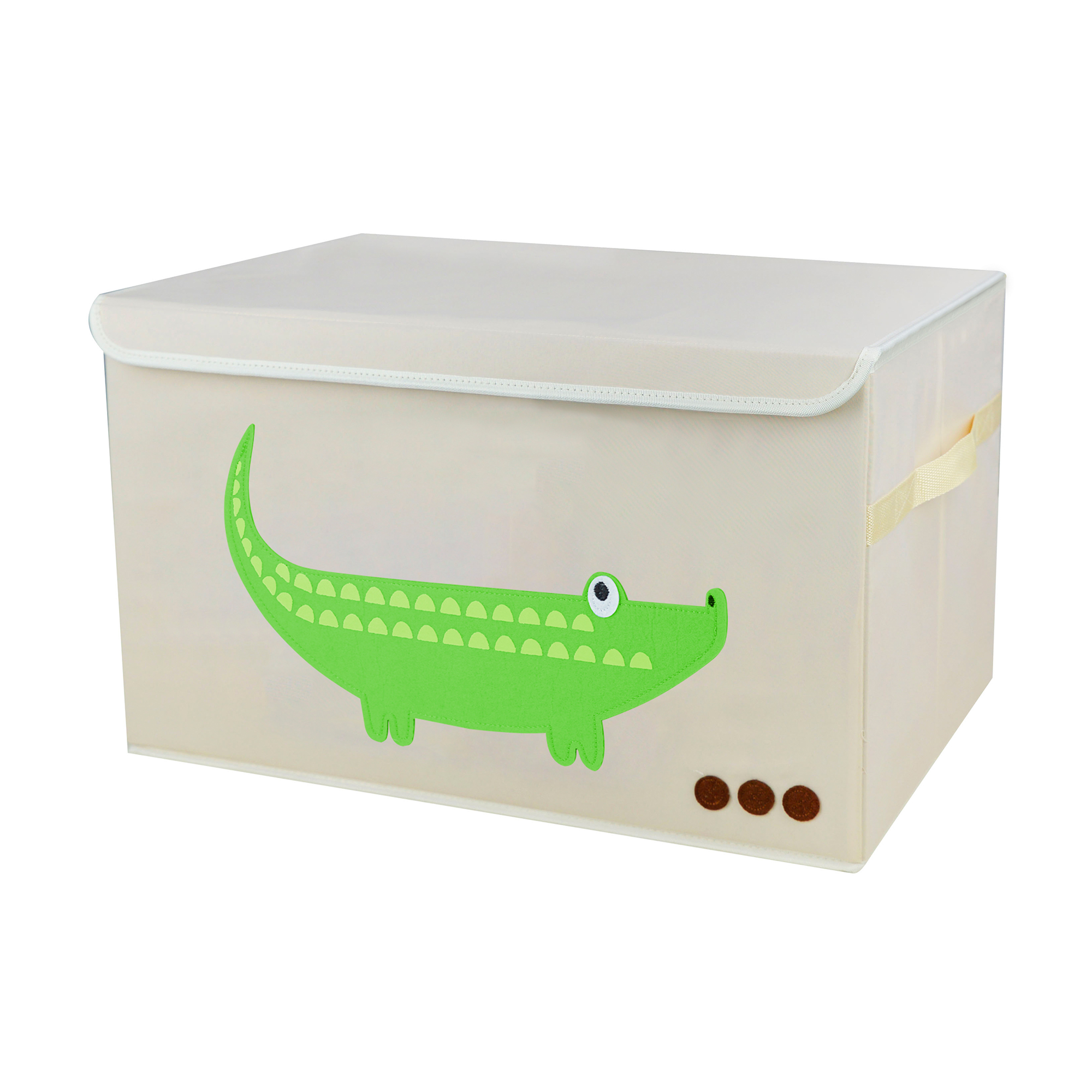 

Короб складаний з кришкою Handy Home Крокодил зелений, бежевий, 38*26*26 см (CH14)
