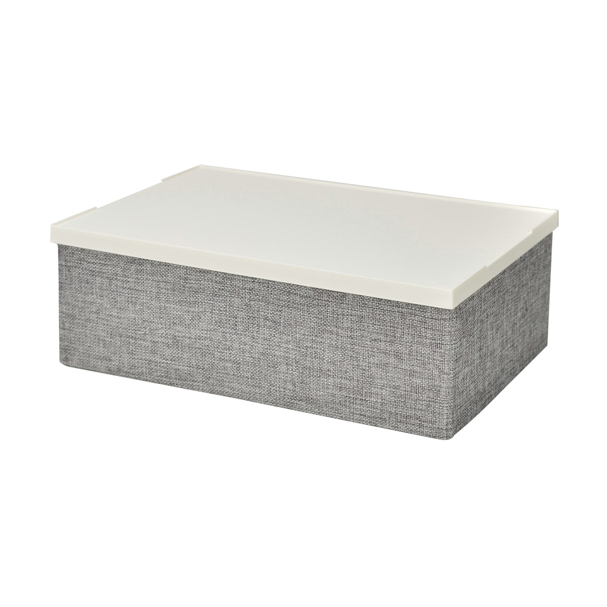 

Короб складаний з пластиковою кришкою Handy-Home сірий, 33*23*11 см (EH-02S)
