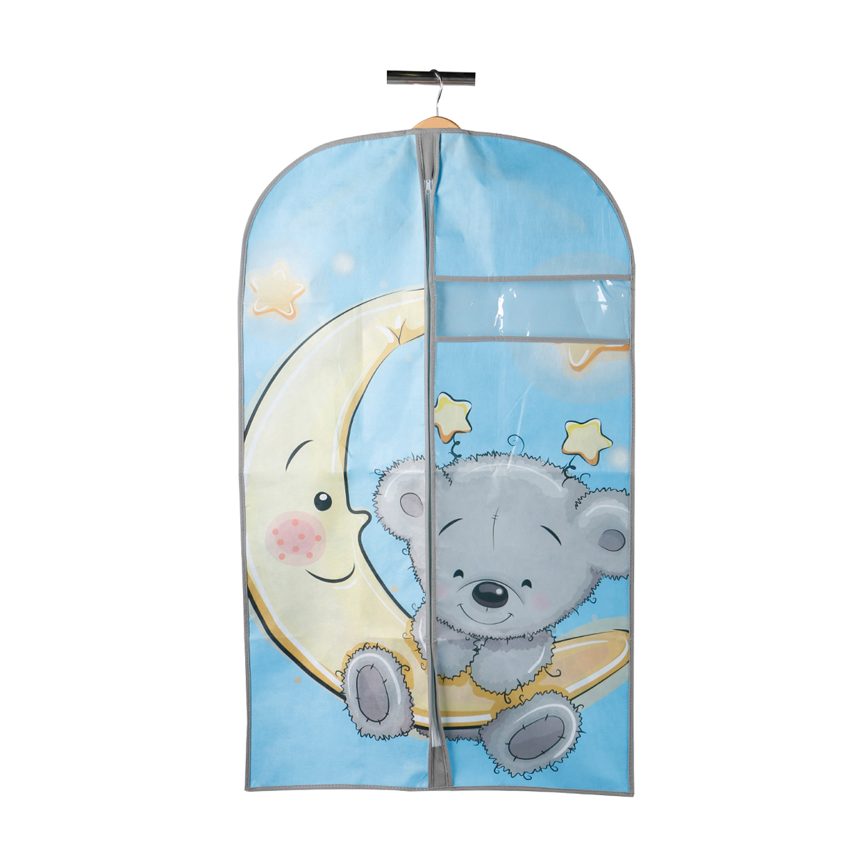 

Чохол для зберігання одягу Handy Home Ведмедик, блакитний, 60*100 см (UC-101)