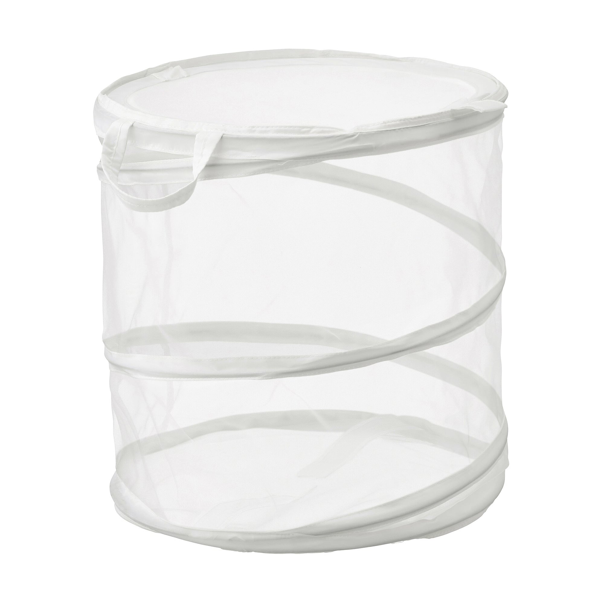 

Кошик-бочка Handy Home Хмарка на пружині, з кришкою на липучках, білий, 50*45*45 см (UC-132)