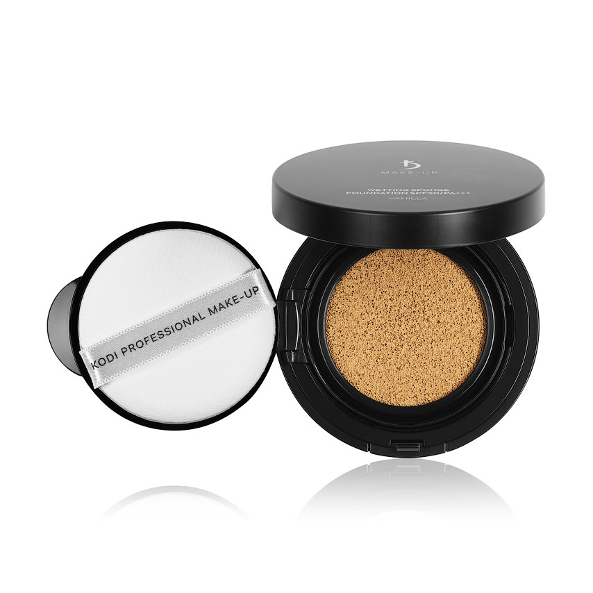 

Тональний кушон-флюїд для обличчя Kodi Professional Wetting Sponge Foundation SPF 50/PA +++, Vanilla, 13 г