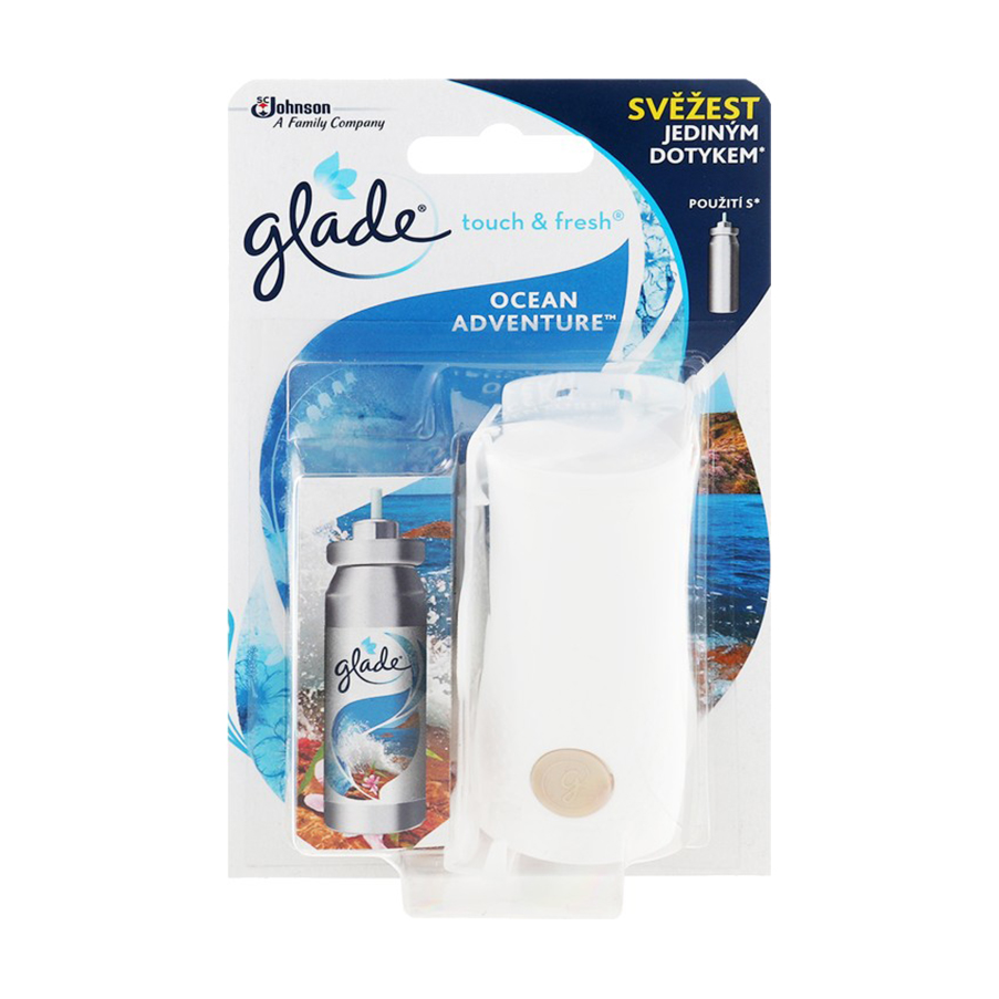 

Освіжувач повітря Glade Лазурна хвиля та магнолія, 10 мл (мініспрей)