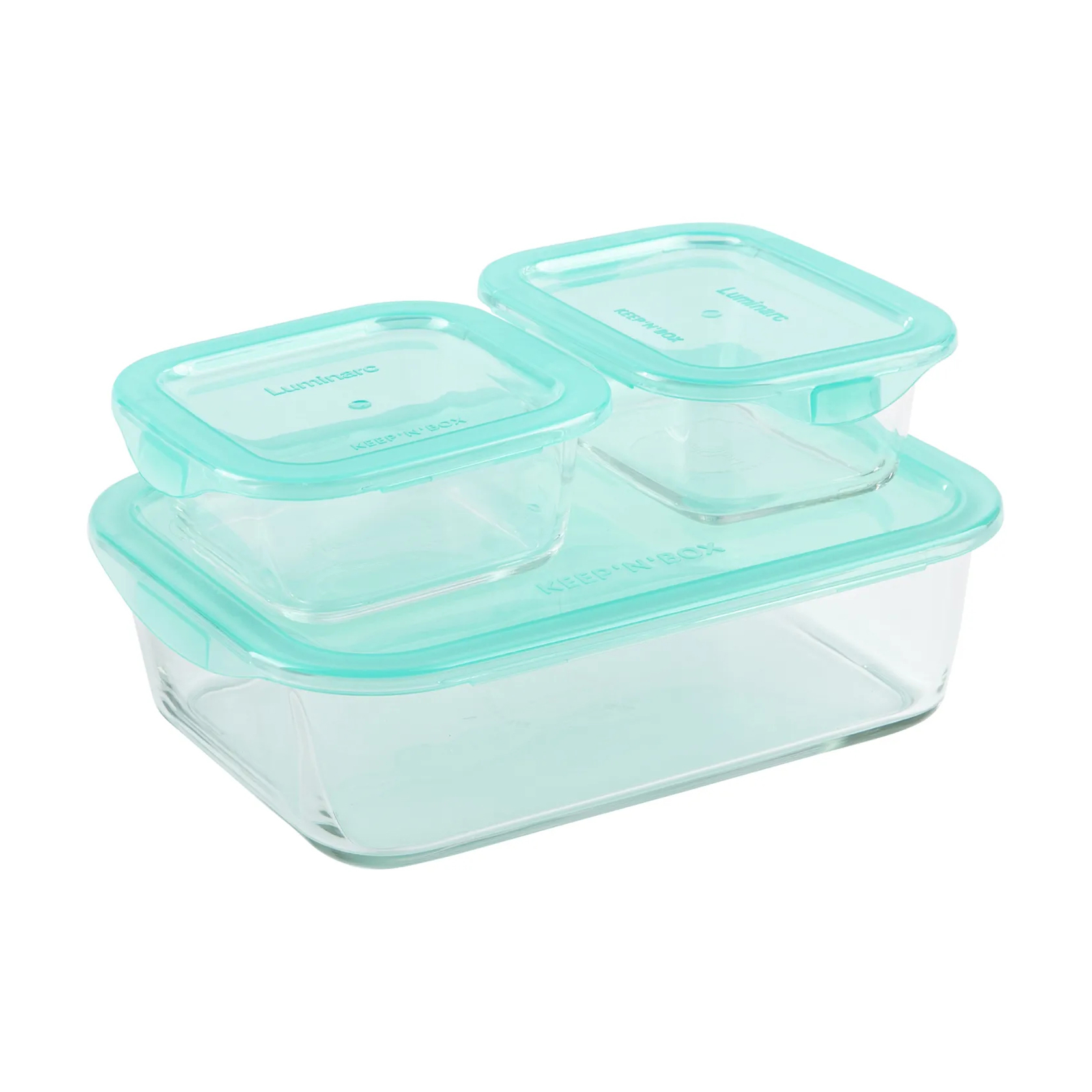 

Набір контейнерів Luminarc Keep'n'Box, 3 шт (380 мл, 380 мл, 1.97 л) (Q4362)