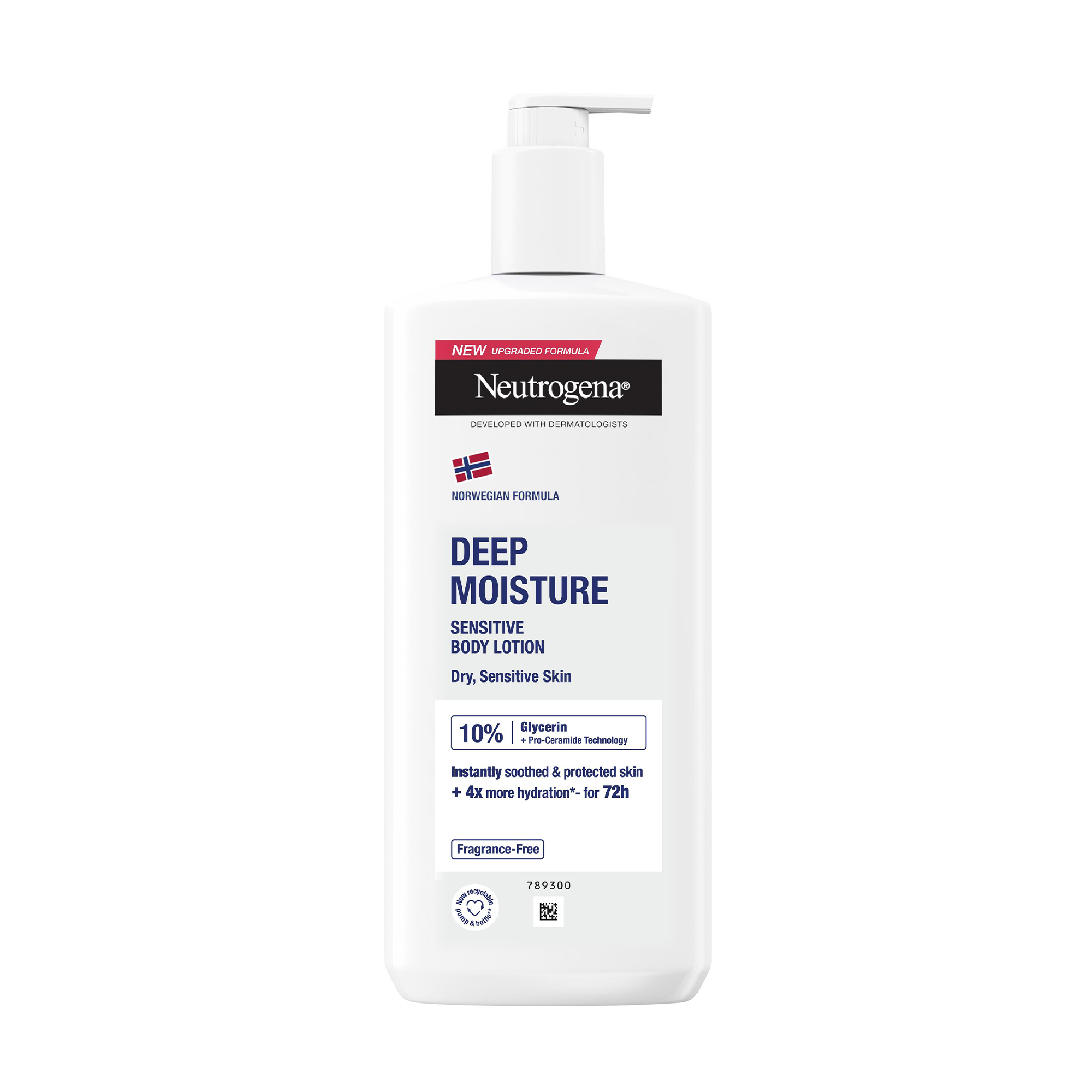 

Лосьйон для тіла Neutrogena Norwegian Formula Deep Moisture Body Lotion Глибоке зволоження, для сухої та чутливої шкіри, 400 мл