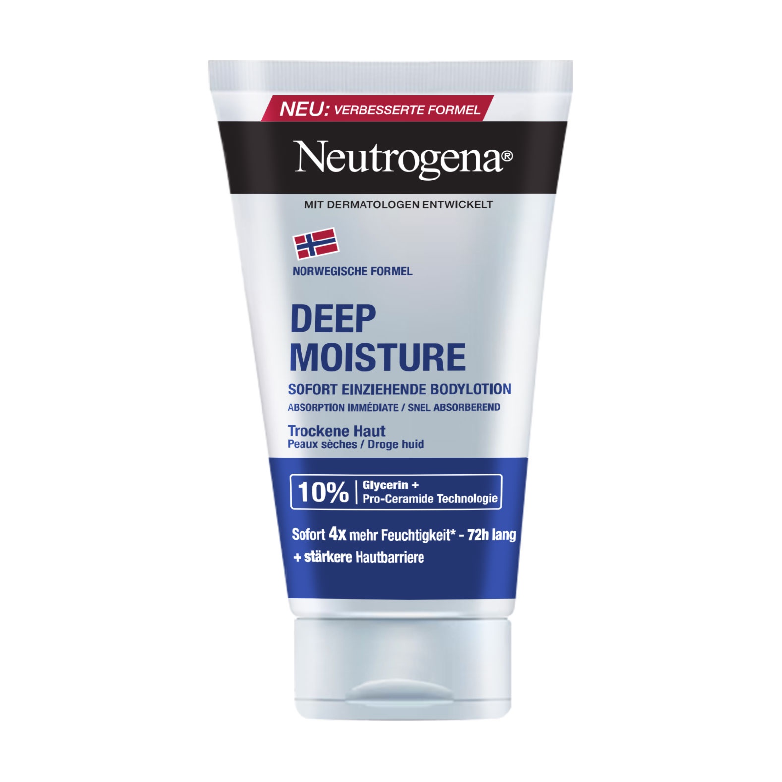 

Уцінка! Лосьйон для тіла Neutrogena Norwegian Formula Deep Moisture Body Lotion Глибоке зволоження, для сухої шкіри, 75 мл