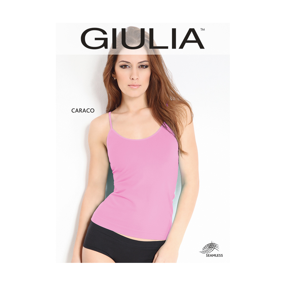 

Безшовна майка жіноча Giulia Caraco на тонких бретелях, Flame, розмір S/M
