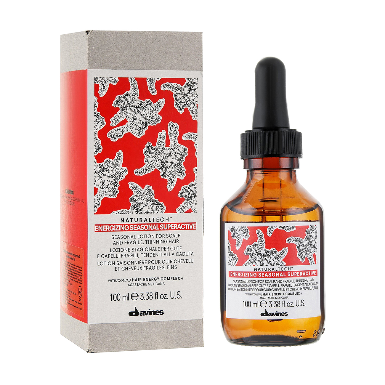 

Енергетичний сезонний суперактивний лосьйон Davines Energizing Seasonal Superactive для пошкодженого волосся, 100 мл