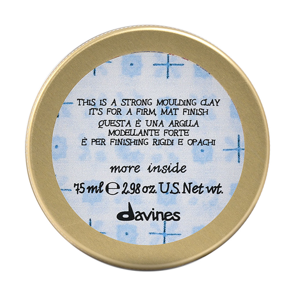

Моделювальна глина для волосся Davines More Inside Strong Moulding Clay сильної фіксації зі стійким матовим ефектом, 75 мл