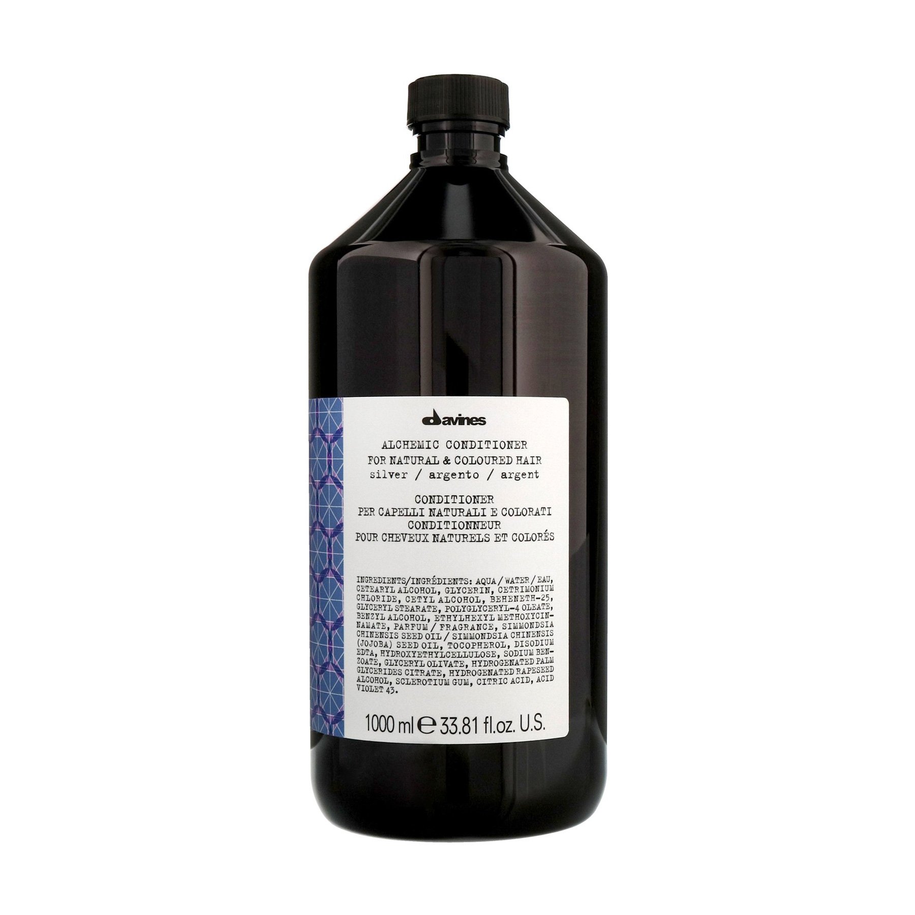 

Відтінковий кондиціонер Davines Alchemic Conditioner Silver для натурального та фарбованого волосся, 1 л
