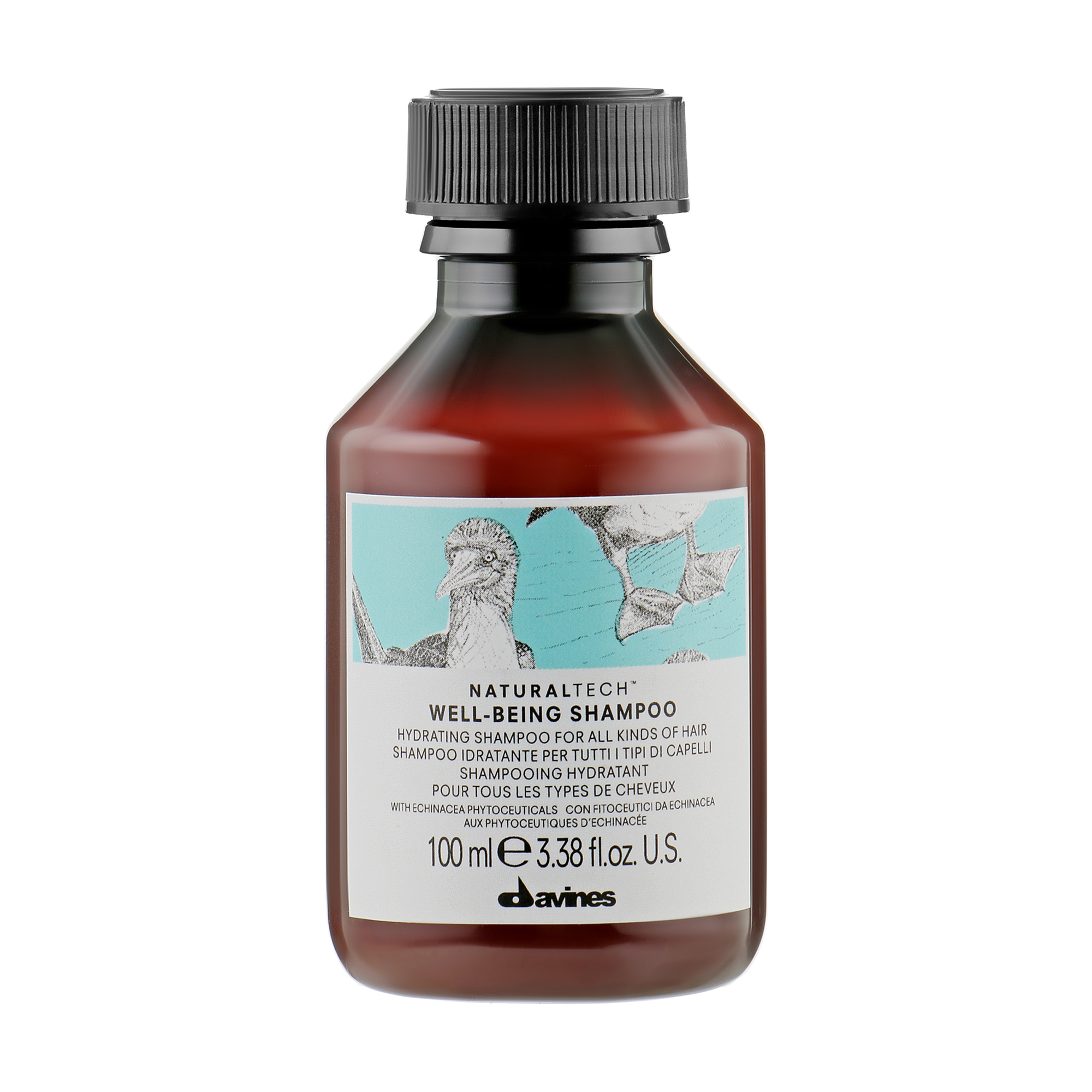 

Безсульфатний зволожувальний шампунь Davines NaturalTech Well-Being Shampoo для всіх типів волосся, 100 мл