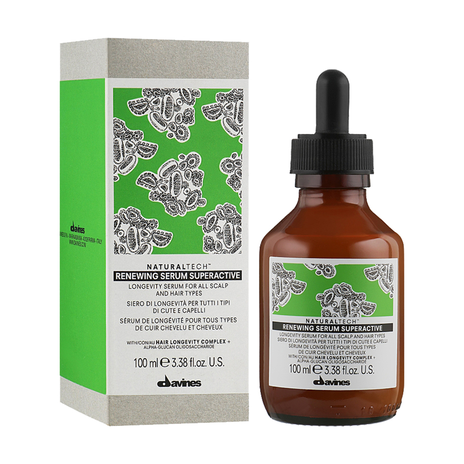 

Відновлювальна сироватка Davines NaturalTech Renewing Serum Superactive для всіх типів волосся і шкіри голови, 100 мл