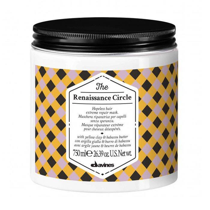 

Відновлювальна маска Davines The Circle Chronicles The Renaissance Circle для сильно пошкодженого волосся, 750 мл