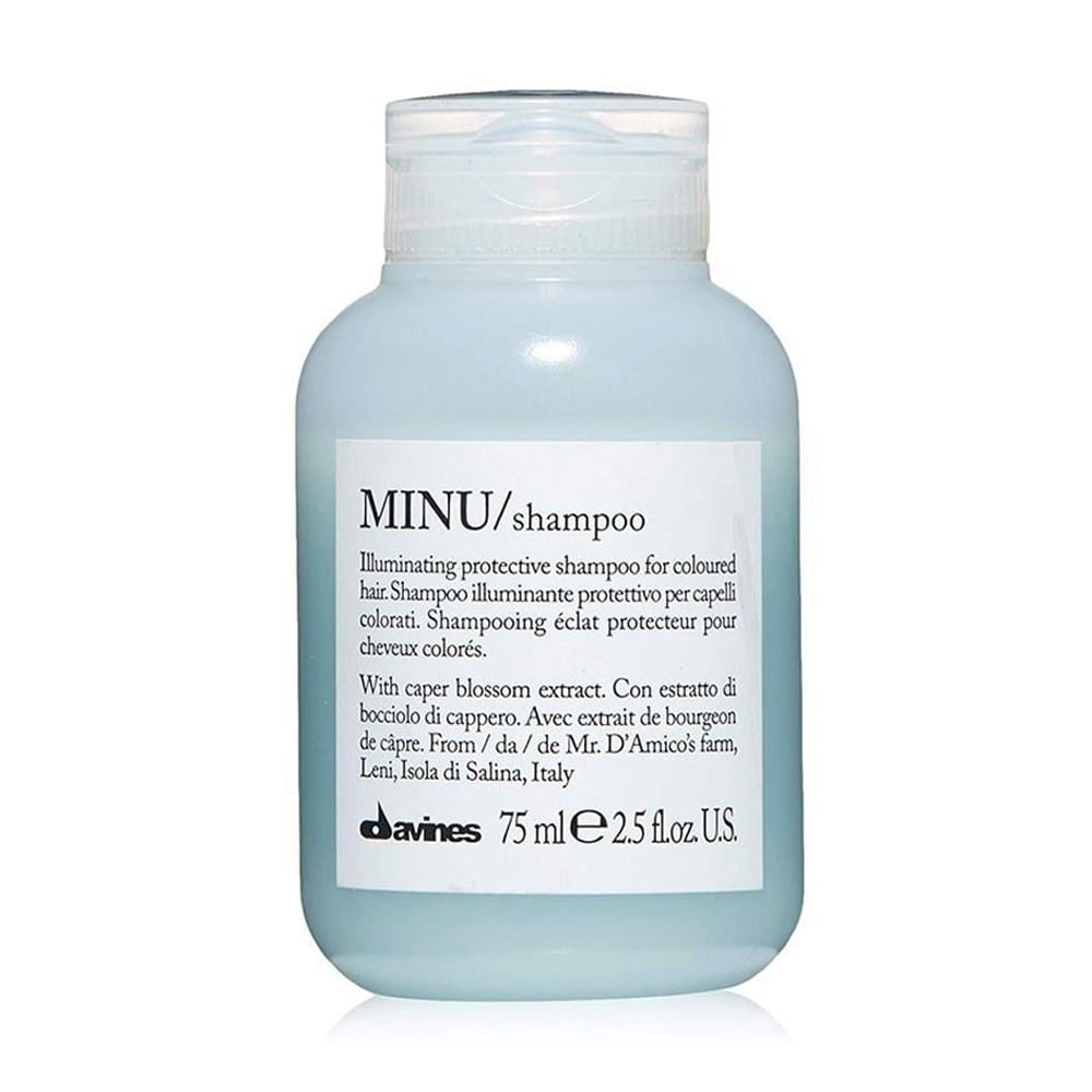 

Безсульфатний шампунь Davines Minu Shampoo для блиску та збереження кольору фарбованого волосся, 75 мл