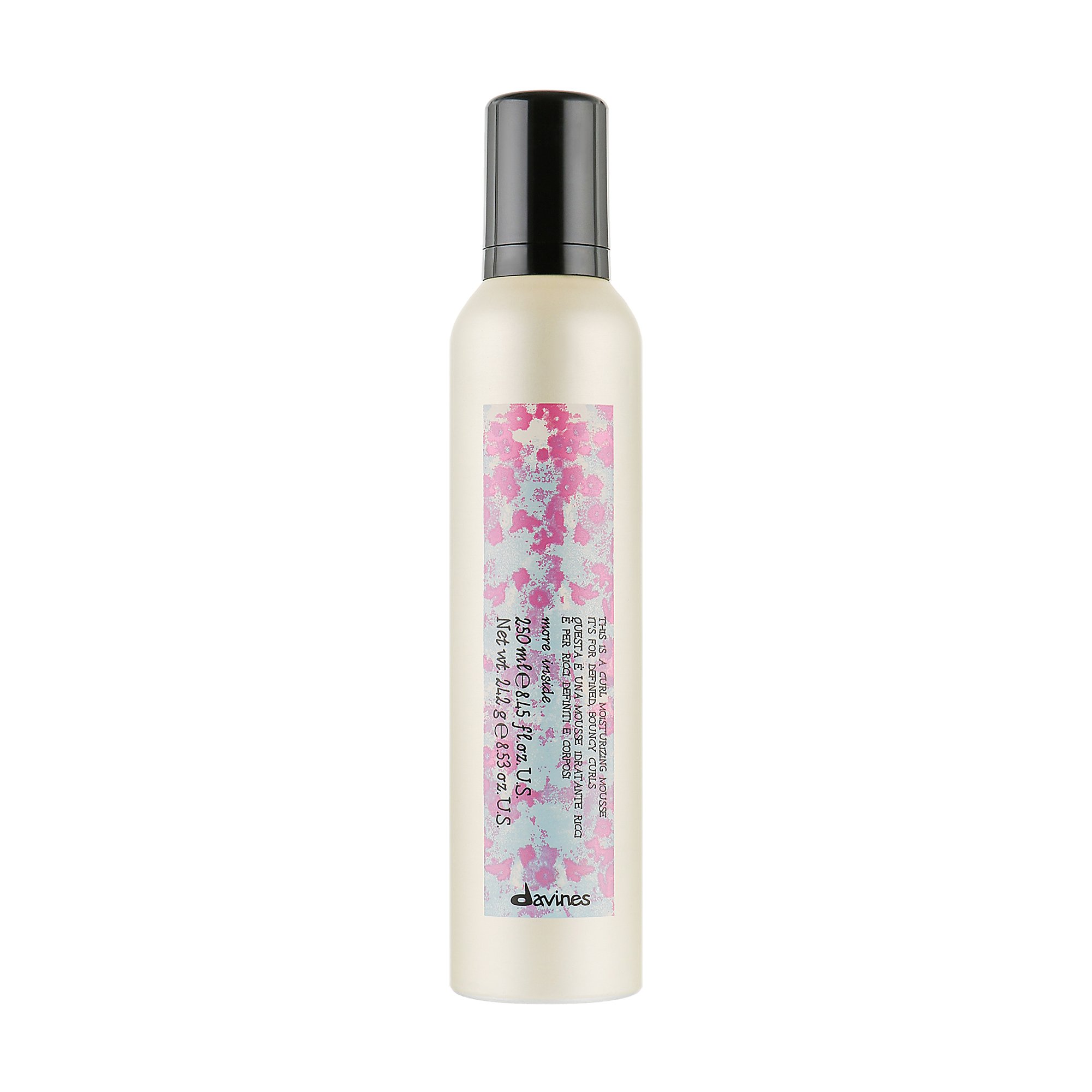 

Зволожувальний мус Davines More Inside Curl Moisturizing Mousse для пружних чітко окреслених локонів, 250 мл