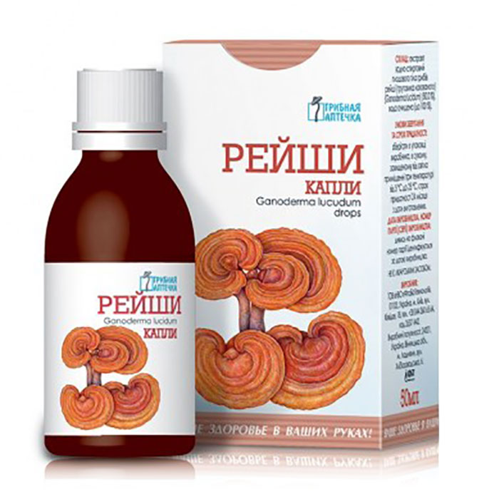 

Рейші ФітоБіоТехнології Ganoderma Lucudum Drops Грибна аптечка в краплях, 50 мл