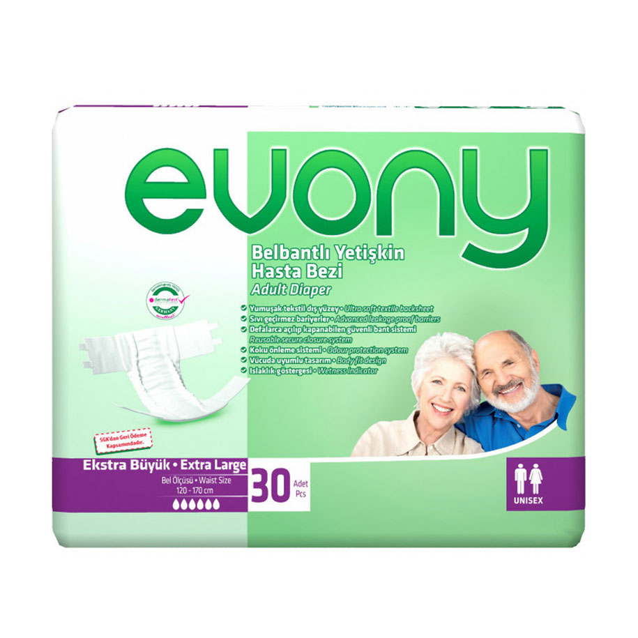 

Уцінка! Підгузки для дорослих Evony 4 Extra Large, 30 шт